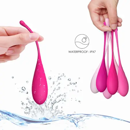 LESLIE - KEGEL FIT ENTREGADOR SUELO PELVICO 6 PESOS 