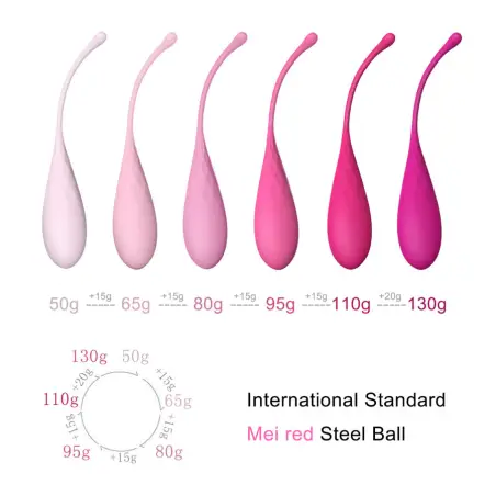 LESLIE - KEGEL FIT ENTREGADOR SUELO PELVICO 6 PESOS 