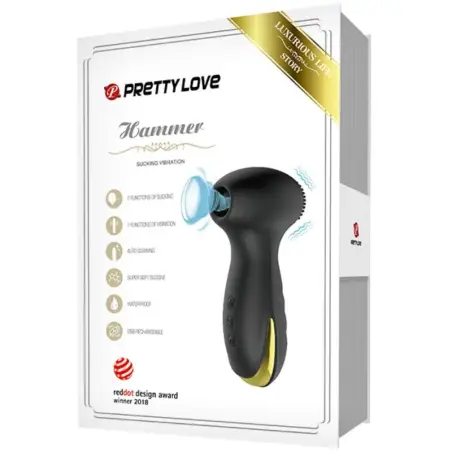 PRETTY LOVE - SMART HAMMER VIBRACIÓN Y SUCCIONADOR Estimuladores