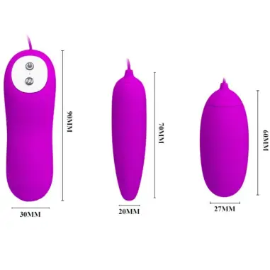 PRETTY LOVE - IRMA HUEVO VIBRADOR DOBLE Para Clítoris