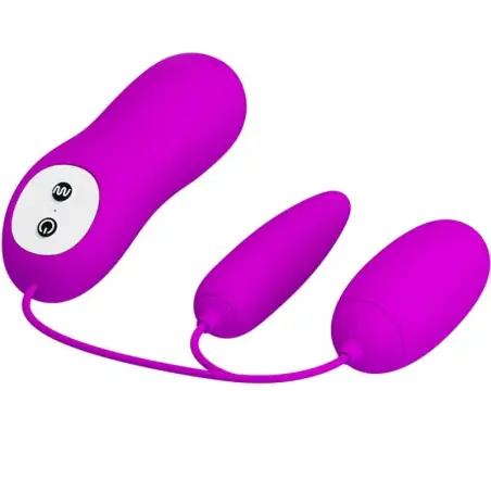 PRETTY LOVE - IRMA HUEVO VIBRADOR DOBLE Para Clítoris