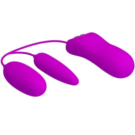 PRETTY LOVE - IRMA HUEVO VIBRADOR DOBLE Para Clítoris