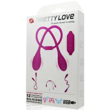 PRETTY LOVE - ESTIMULADOR UNISEX DREAM LOVERS WHIP 2 