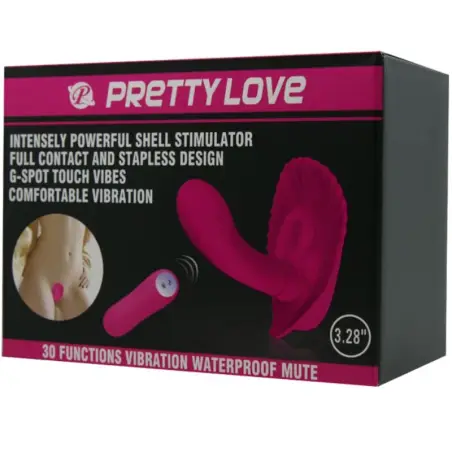 PRETTY LOVE - CONCHA ESTIMULADORA CONTROL REMOTO Vibradores control remoto