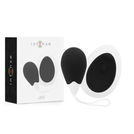 INTENSE - JAN HUEVO VIBRADOR CONTROL REMOTO NEGRO 