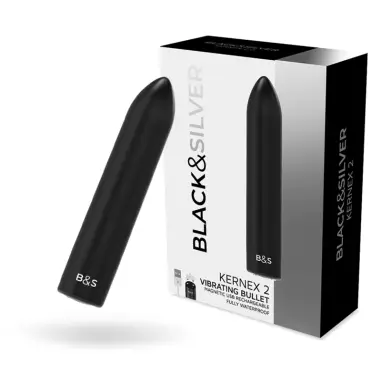 BLACK&SILVER - BALA MAGNETICA VIBRADORA KERNEX 2 NEGRO 