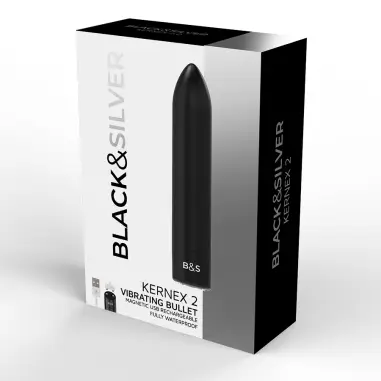 BLACK&SILVER - BALA MAGNETICA VIBRADORA KERNEX 2 NEGRO 