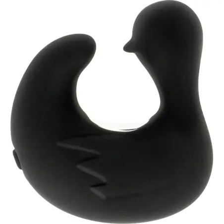 BLACK&SILVER - DEDAL PATO ESTIMULADOR DE SILICONA RECARGABLE DUCKYMANIA 