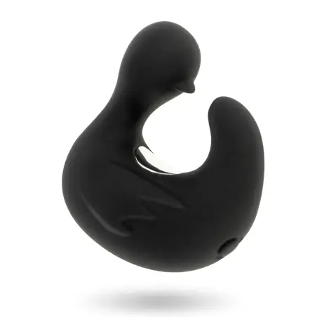BLACK&SILVER - DEDAL PATO ESTIMULADOR DE SILICONA RECARGABLE DUCKYMANIA 