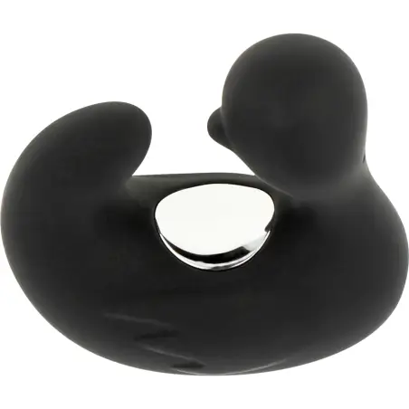 BLACK&SILVER - DEDAL PATO ESTIMULADOR DE SILICONA RECARGABLE DUCKYMANIA 
