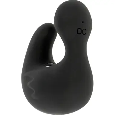 BLACK&SILVER - DEDAL PATO ESTIMULADOR DE SILICONA RECARGABLE DUCKYMANIA 