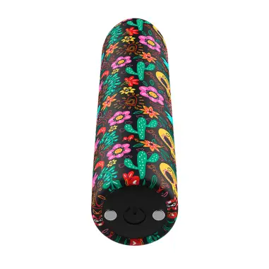 CUSTOM BULLETS - BALA RECARGABLE SKULL 10 INTENSIDADES Balas vibradoras