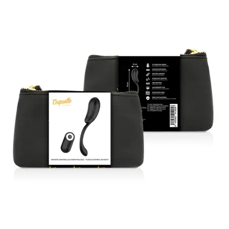 COQUETTE CHIC DESIRE - HUEVO CONTROL REMOTO RECARGABLE NEGRO / GOLD 