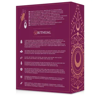 RITHUAL - REVA HUEVO CONTROL REMOTO SISTEMA UP&DOWN + VIBRACIÓN 