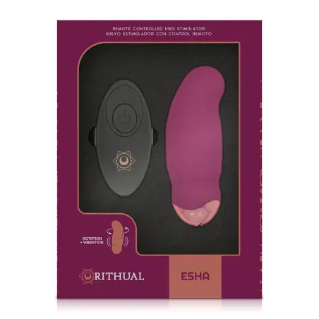 RITHUAL - ESHA HUEVO CONTROL REMOTO SISTEMA ROTACIÓN + VIBRACIÓN 