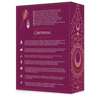 RITHUAL - ESHA HUEVO CONTROL REMOTO SISTEMA ROTACIÓN + VIBRACIÓN 