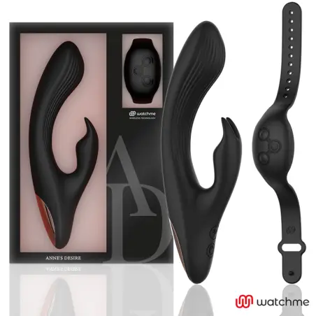 ANNE'S DESIRE - RABBIT CONTROL REMOTO TECNOLOGÍA WATCHME NEGRO 