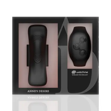 ANNE'S DESIRE - PANTY PLEASURE TECNOLOGÍA WATCHME NEGRO 