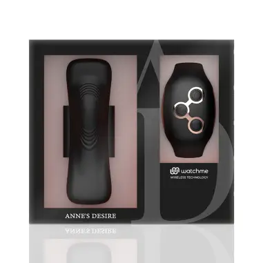 ANNE'S DESIRE - PANTY PLEASURE TECNOLOGÍA WATCHME NEGRO/GOLD 