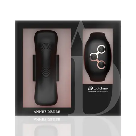 ANNE'S DESIRE - PANTY PLEASURE TECNOLOGÍA WATCHME NEGRO/GOLD 
