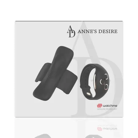ANNE'S DESIRE - PANTY PLEASURE TECNOLOGÍA WATCHME NEGRO/GOLD 
