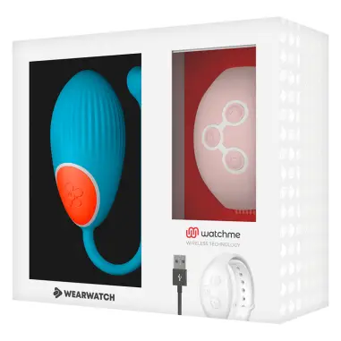 WEARWATCH - HUEVO CONTROL REMOTO TECHNOLOGY WATCHME AZUL / ROSA 