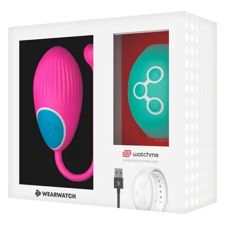 WEARWATCH - HUEVO CONTROL REMOTO TECHNOLOGY WATCHME FUCSIA / AGUA MARINA 