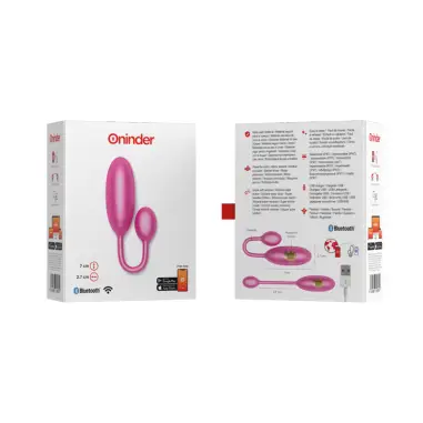 Denver Huevo Vibrador Rosa 7 X 2.7 cm - APP Gratuita