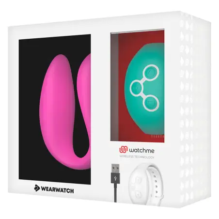 WEARWATCH - VIBRADOR DUAL TECHNOLOGY WATCHME FUCSIA / AGUA MARINA 