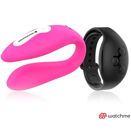 WEARWATCH - VIBRADOR DUAL TECHNOLOGY WATCHME FUCSIA /AZABACHE 