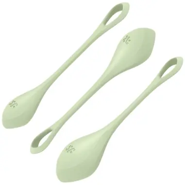 SATISFYER - YONI POWER 2 KIT DE ENTRENAMIENTO VERDE 