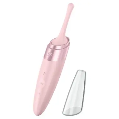 SATISFYER - TWIRLING DELIGHT ESTIMULADOR CLITORIS ROSA Para Clítoris