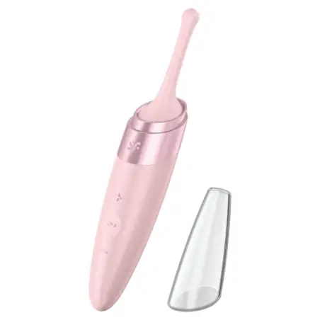 SATISFYER - TWIRLING DELIGHT ESTIMULADOR CLITORIS ROSA Para Clítoris