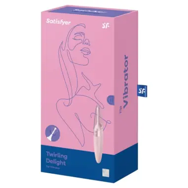 SATISFYER - TWIRLING DELIGHT ESTIMULADOR CLITORIS ROSA Para Clítoris