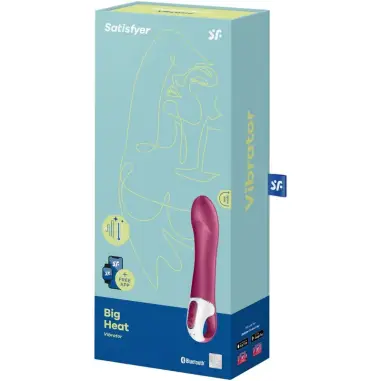 SATISFYER - BIG HEAT VIBRADOR PUNTO G Vibradores HI-TECH