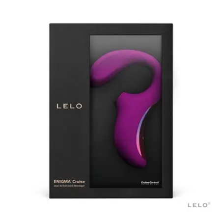 LELO - ENIGMA CRUISE MASAJEADOR SONICO DOBLE ESTIMULACION MORADO Succionadores sin vibración
