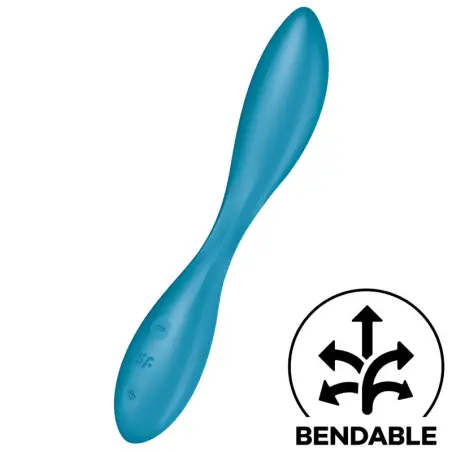 SATISFYER - G-SPOT FLEX 1 MULTI VIBRADOR AZUL 