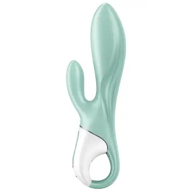 SATISFYER - AIR PUMP BUNNY 5+ VIBRADOR RABBIT INFLABLE APP VERDE Vibradores con APP