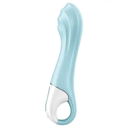 SATISFYER - AIR PUMP VIBRATOR 5+ VIBRADOR PUNTO G INFLABLE APP AZUL 
