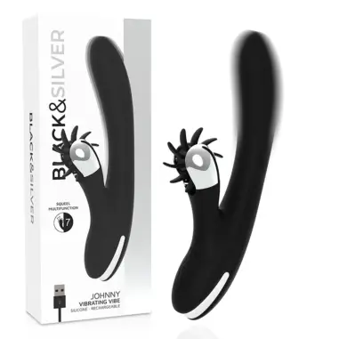 BLACK&SILVER - BUNNY JOHNNY VIBRATING VIBE 