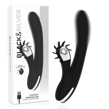 BLACK&SILVER - BUNNY JOHNNY VIBRATING VIBE 