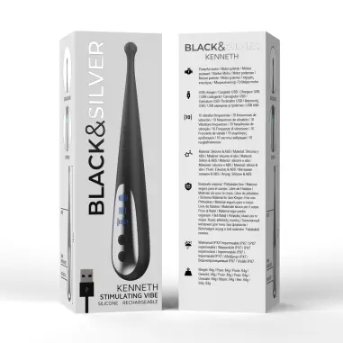 BLACK&SILVER - KENNETH STIMULATING VIBE 