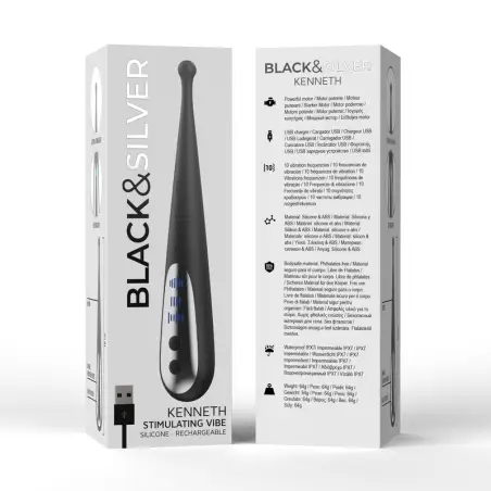 BLACK&SILVER - KENNETH STIMULATING VIBE 