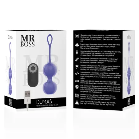 MR BOSS - DUMAS KEGEL BOLAS VIBRADORAS CONTROL REMOTO 