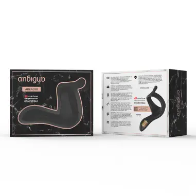 ANBIGUO - ARKADIO ESTIMULADOR GLANDE & PERINEO + MANDO CONTROL REMOTO WATCHME 