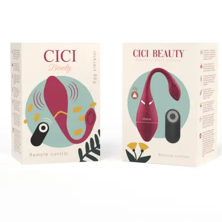CICI BEAUTY - PREMIUM SILICONE EGG VIBRATOR REMOTE CONTROL Vibradores control remoto