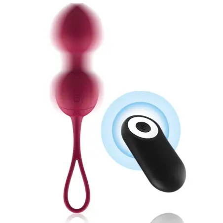CICI BEAUTY - PREMIUM SILICONE 3 VIBRATING KEGEL BEADS REMOTE CONTROL 