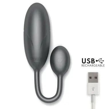 Denver Huevo Vibrador Negro 7 X 2.7 cm - APP Gratuita