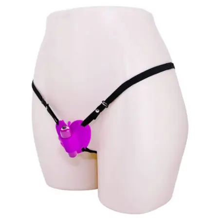 PRETTY LOVE - MASAJEADOR DE CLÍTORIS HEARTBEAT 10 MODOS DE VIBRACIÓN MORADO Estimuladores