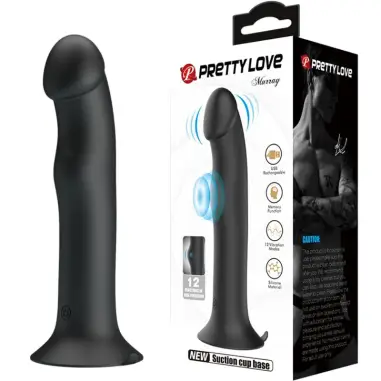 PRETTY LOVE - MURRAY VIBRADOR Y SUCCIONADOR DE CLÍTORIS NEGRO 